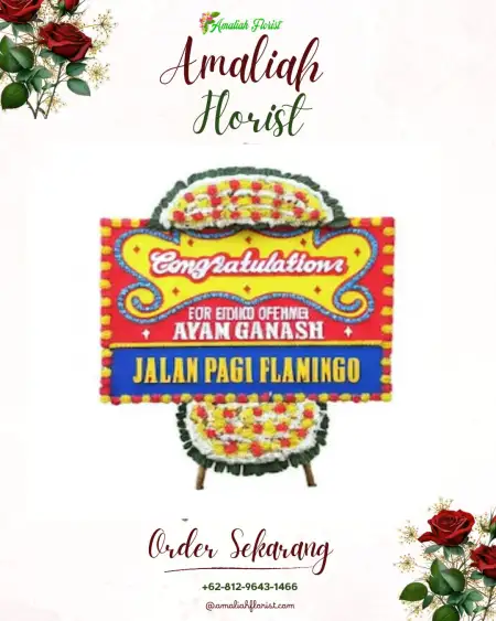 Sewa Papan Bunga Tiron